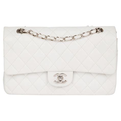 chanel handbag white with red|White Chanel handbags for sale.